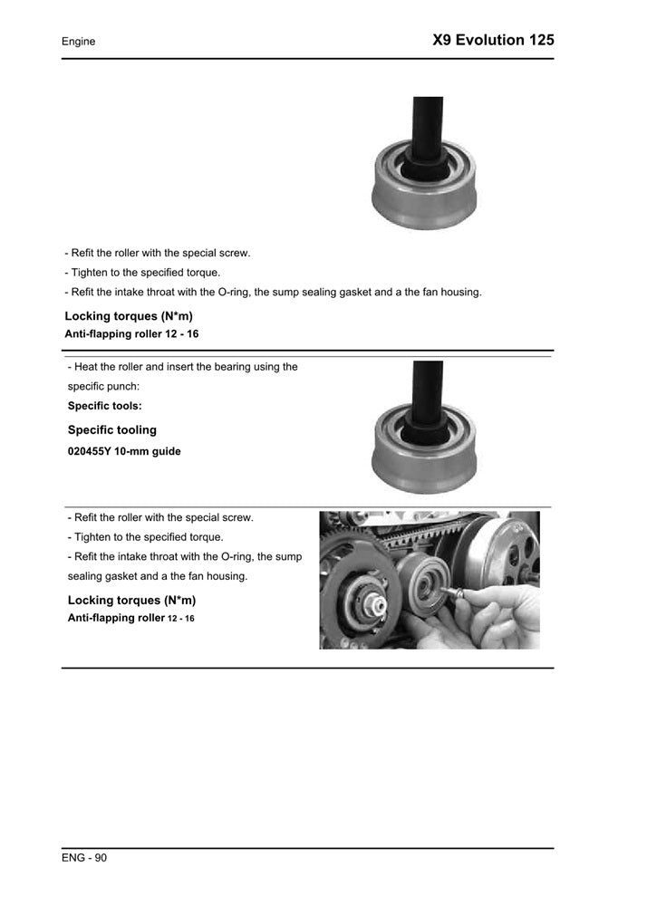 2003-2008 Piaggio X9 Evo Evolution 125 Scooter Service Manual