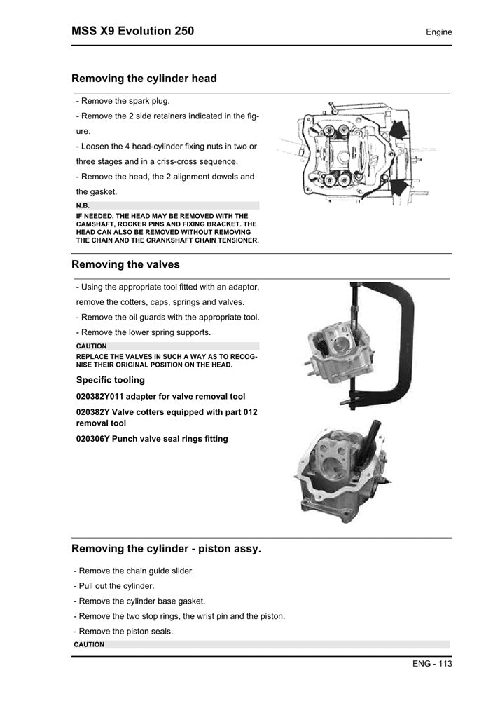 2003-2009 Piaggio X9 Evo Evolution 250 Scooter Service Manual