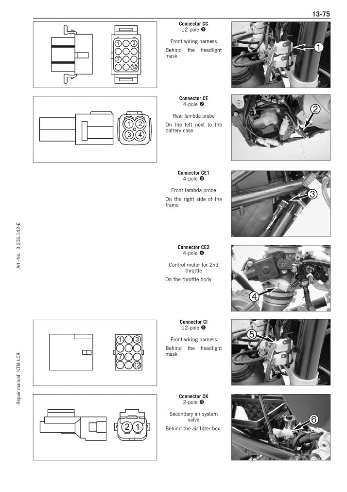 2009-2013 KTM 990 SMT Supermoto T Service Manual – retro-motorcycle-manuals