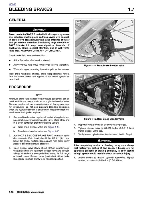 2003 Harley Davidson FLSTC FLSTCI Softail Heritage Classic Service Manual