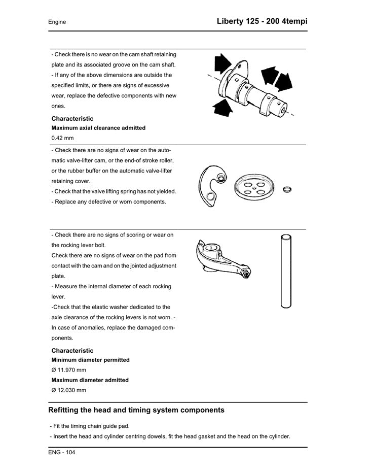 2004-2009 Piaggio Liberty 125 4t Scooter Service Manual