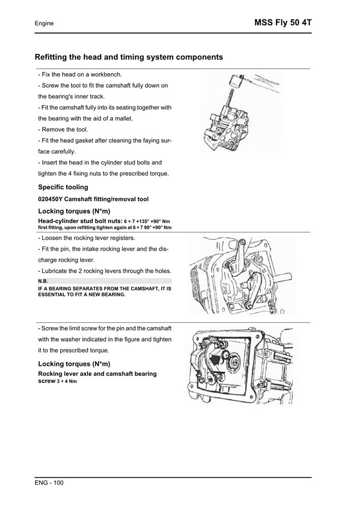 2004-2011 Piaggio Fly 50 4t Scooter Service Manual