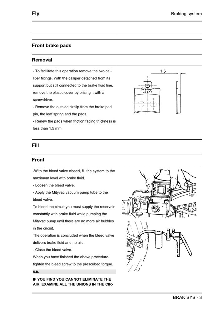 2004-2012 Piaggio Fly 50 2t Scooter Service Manual