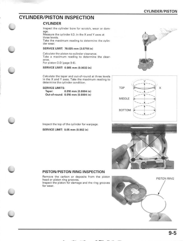 2004-2013 Honda CRF 250X CRF250X Service Manual