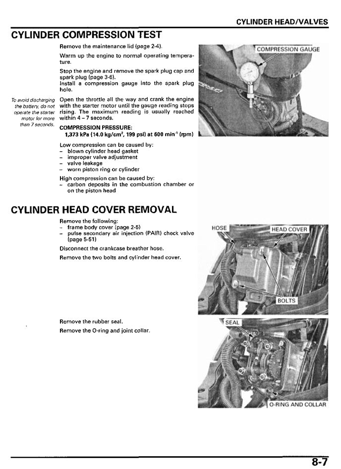 2005-2008 Honda SH150 SH150i Scooter Manual