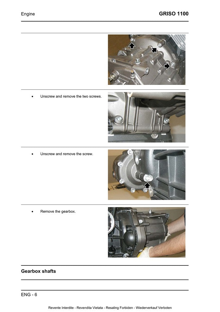 2005 to 2008 Moto Guzzi Griso 1100 Service Manual