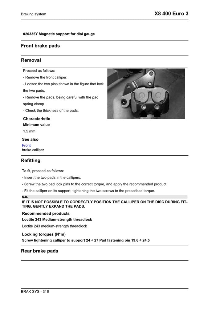 2005-2008 Piaggio X8 400 Scooter Service Manual