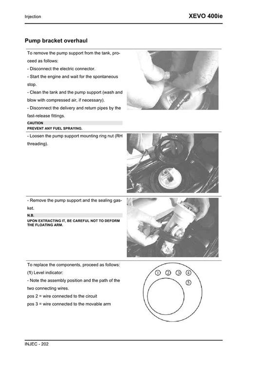 2005-2008 Piaggio Xevo 400 Scooter Service Manual