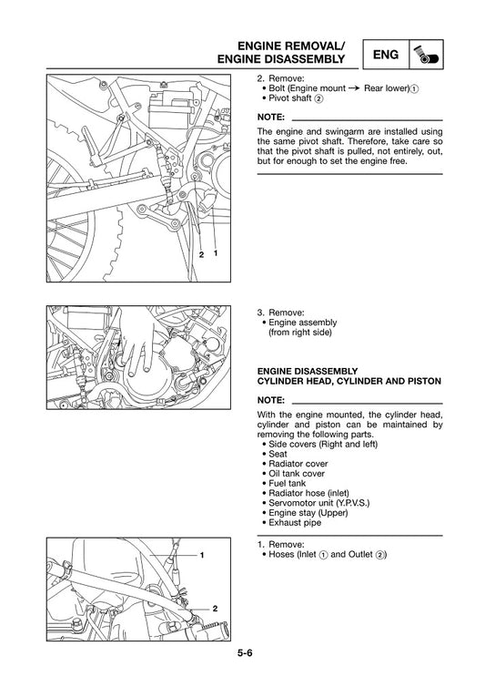 2004-2008 Yamaha DT125X DT125 X Service Manual