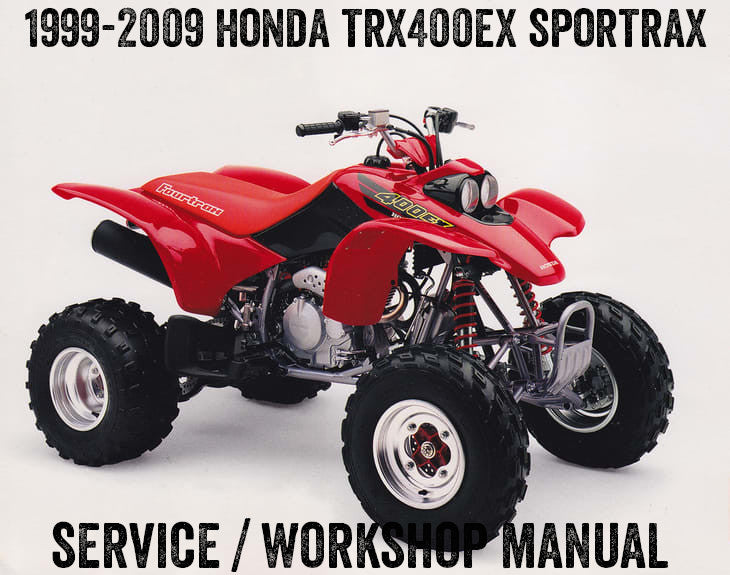 2004-2007 Honda TRX 400 FA TRX400FA Fourtrax Rancher 4x4 ATV Quad Manual