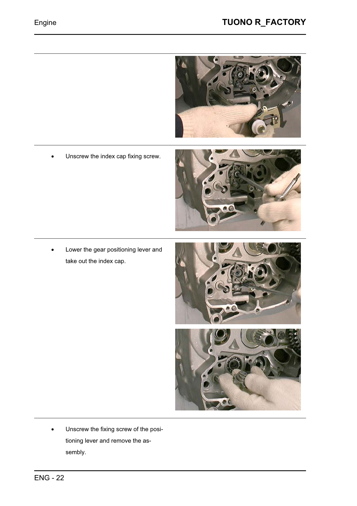 2006-2010 Aprilia Tuono R Factory 990 1000 Twin Service Manual