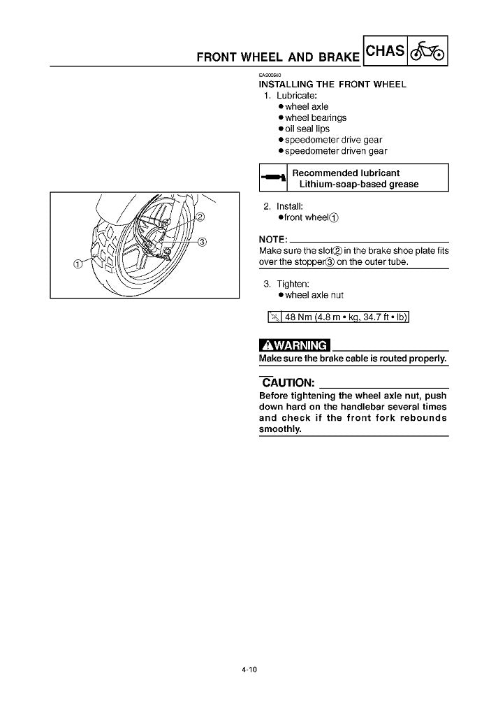 2006-2011 Yamaha XF50 C3 C-Cubed Scooter Service Manual