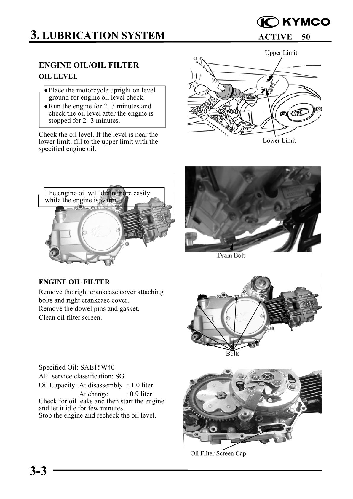 2006-2015 KYMCO Activ 50 50cc Scooter Service Manual