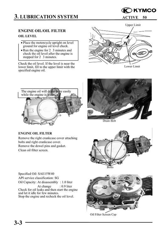 2006-2015 KYMCO Activ 50 50cc Scooter Service Manual