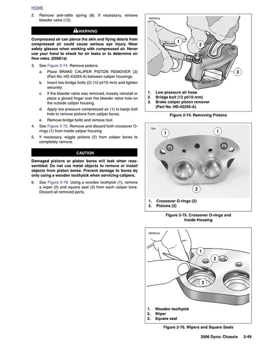 2006 Harley Davidson FXDB FXDBI Dyna Street Bob Service Manual