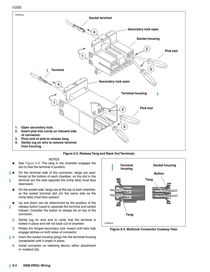 2006-2008 Harley Davidson VRSCD V-ROD NIGHT ROD Manual de servicio