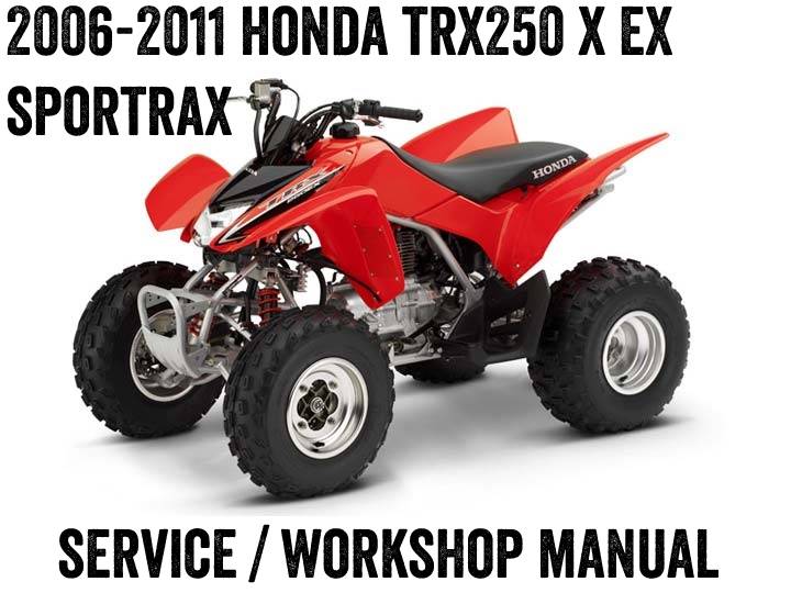 2006-2011 Honda TRX 250EX TRX250EX Sportrax ATV Quad Manual