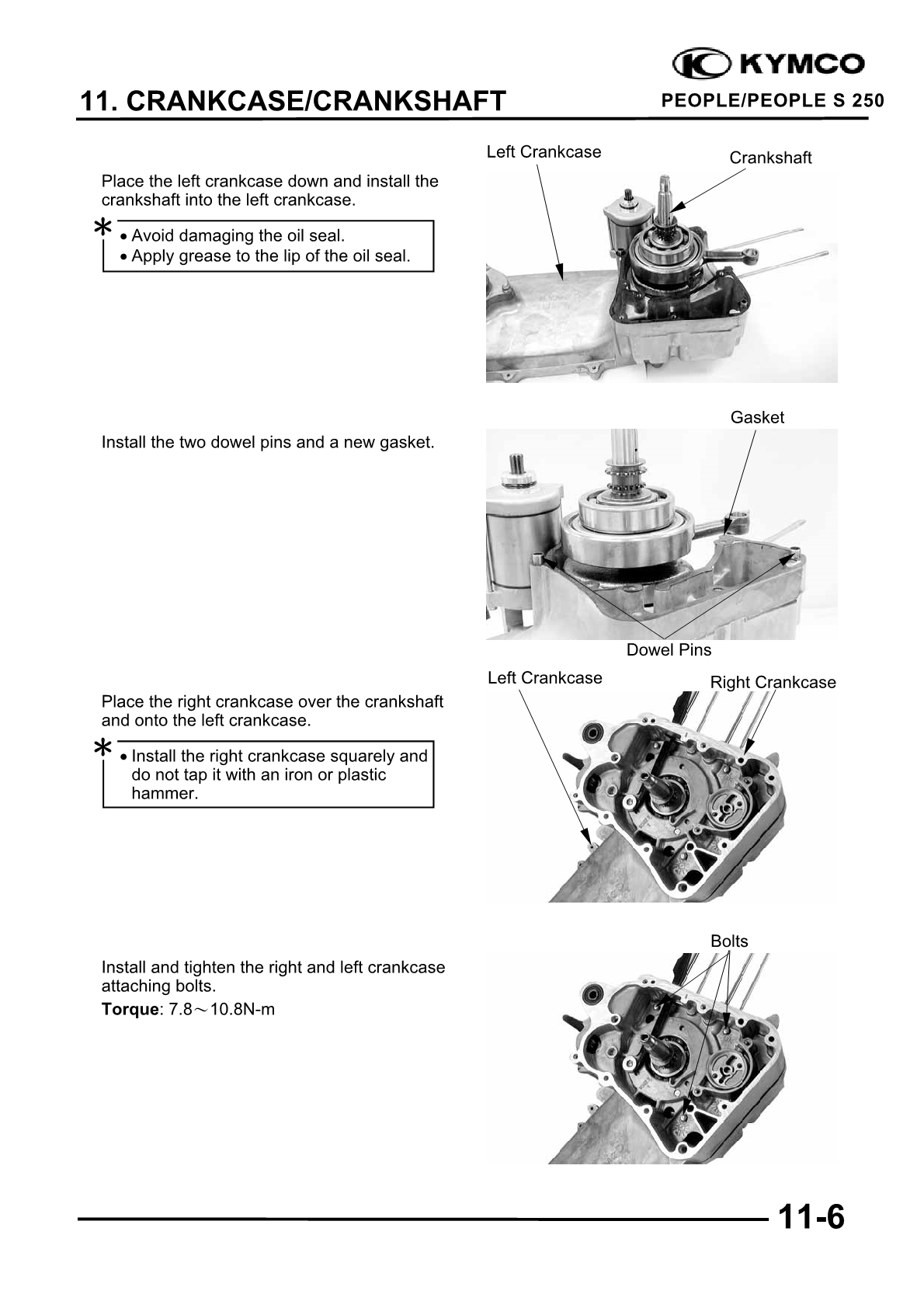 2006 onwards KYMCO People S 250 250cc 4stroke Scooter Service Manual