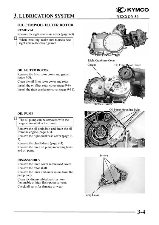 2007-2012 KYMCO Nexxon 50 50cc Scooter Service Manual