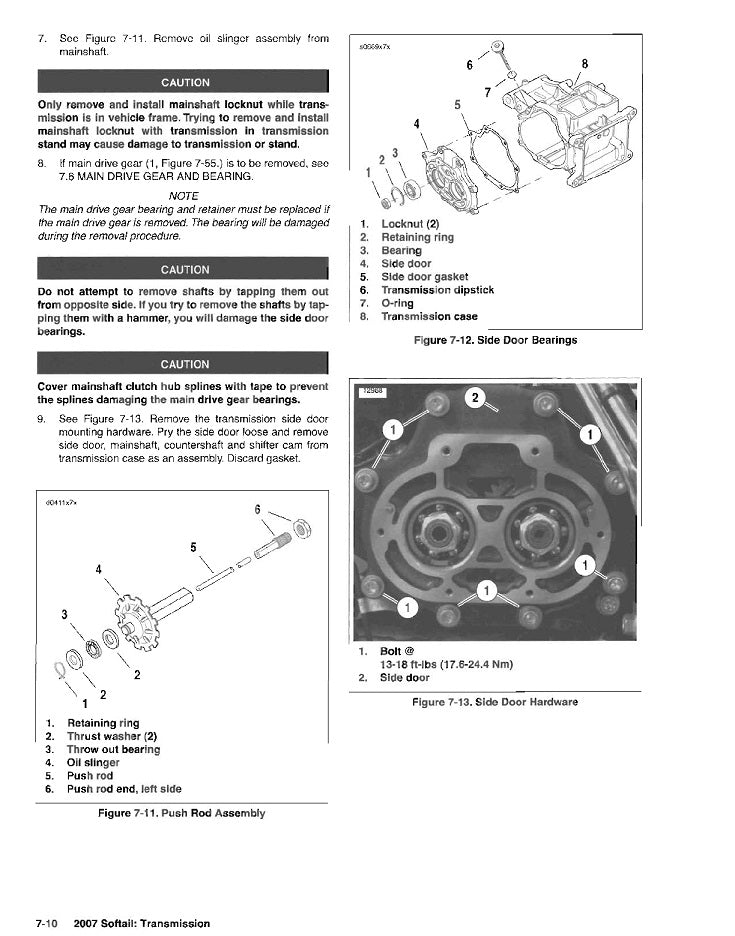 2007 Harley Davidson FLSTC Softail Heritage Classic Service Manual