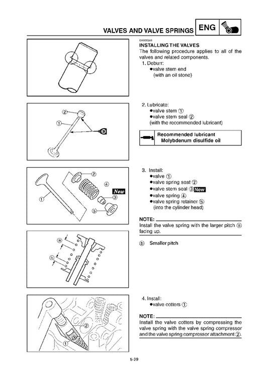 2004-2015 Yamaha XT660R XT660 R Manual de servicio