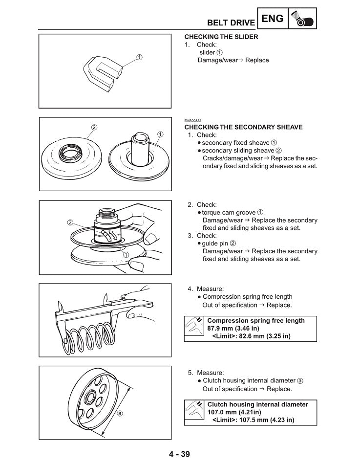 2008-2015 Yamaha YFM90 Raptor ATV Quad Service Manual