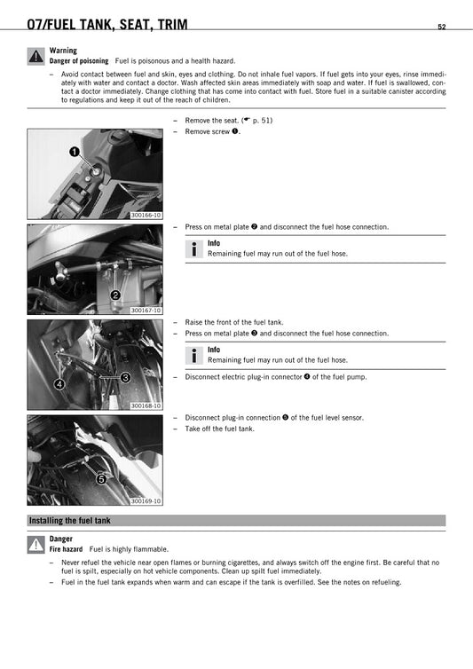 Manual de servicio KTM 390 Duke 2013-2016