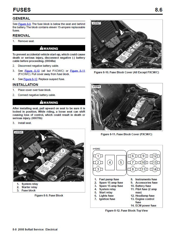 2008 Harley Davidson FLSTN Softail Deluxe Service Manual – retro ...