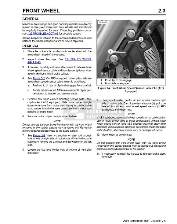 2008 Harley Davidson FLHT Electra Glide Standard Service Manual