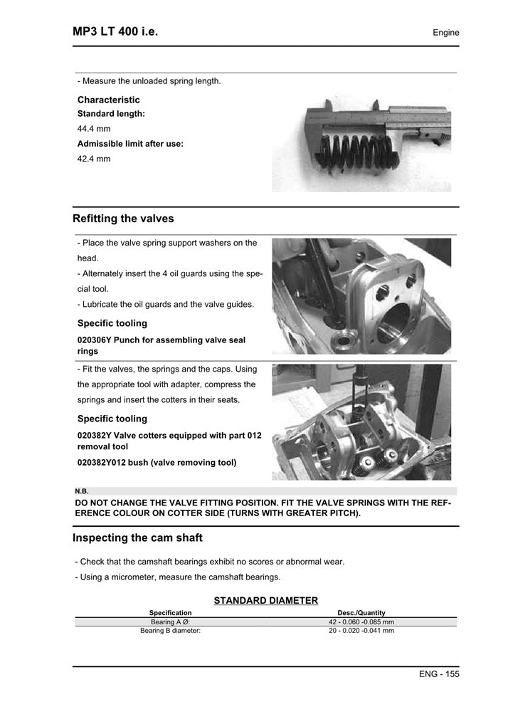 2006-2012 Aprilia SportCity One 125 Manual de servicio de scooter