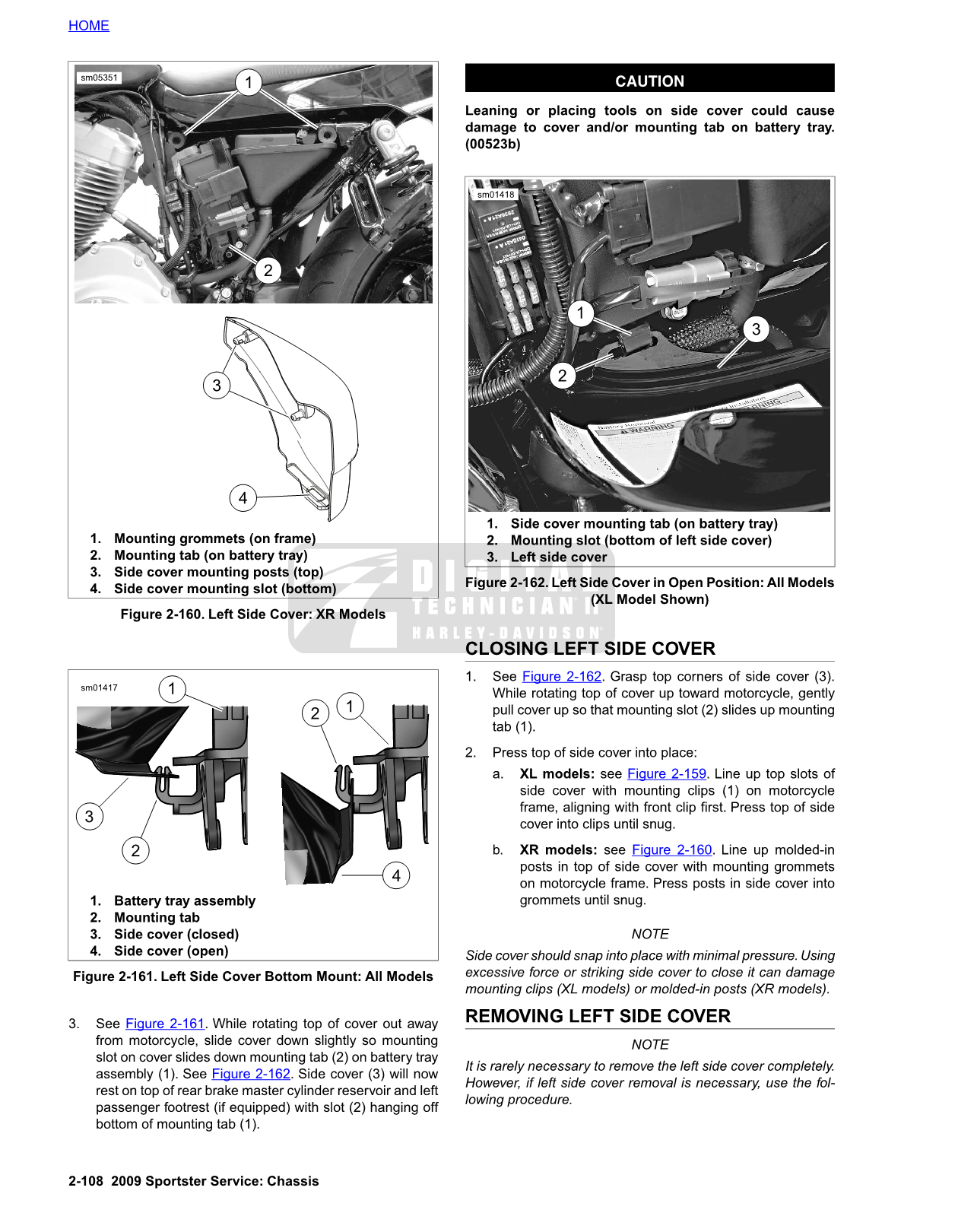 2009 Harley Davidson XLH883 Sportster Iron Servicehandbuch