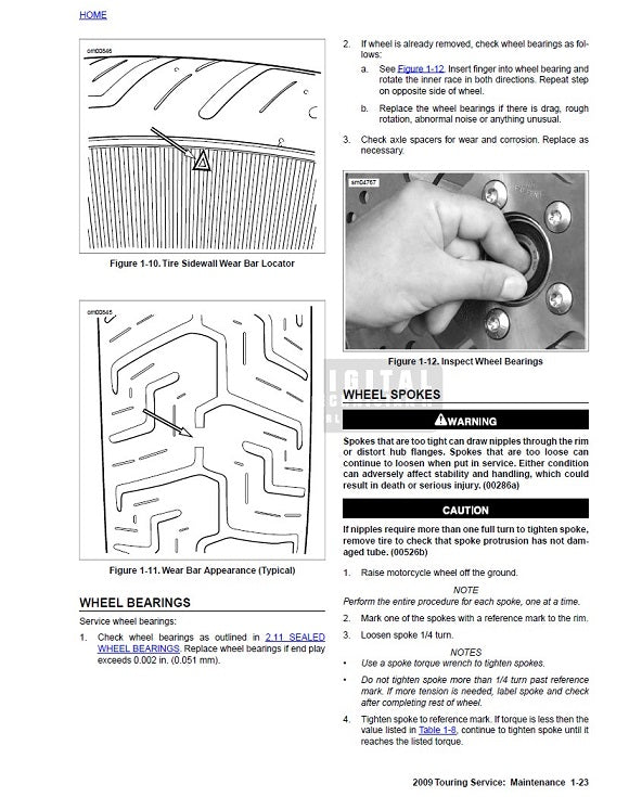 2009 Harley Davidson FLHR Road King Service Manual