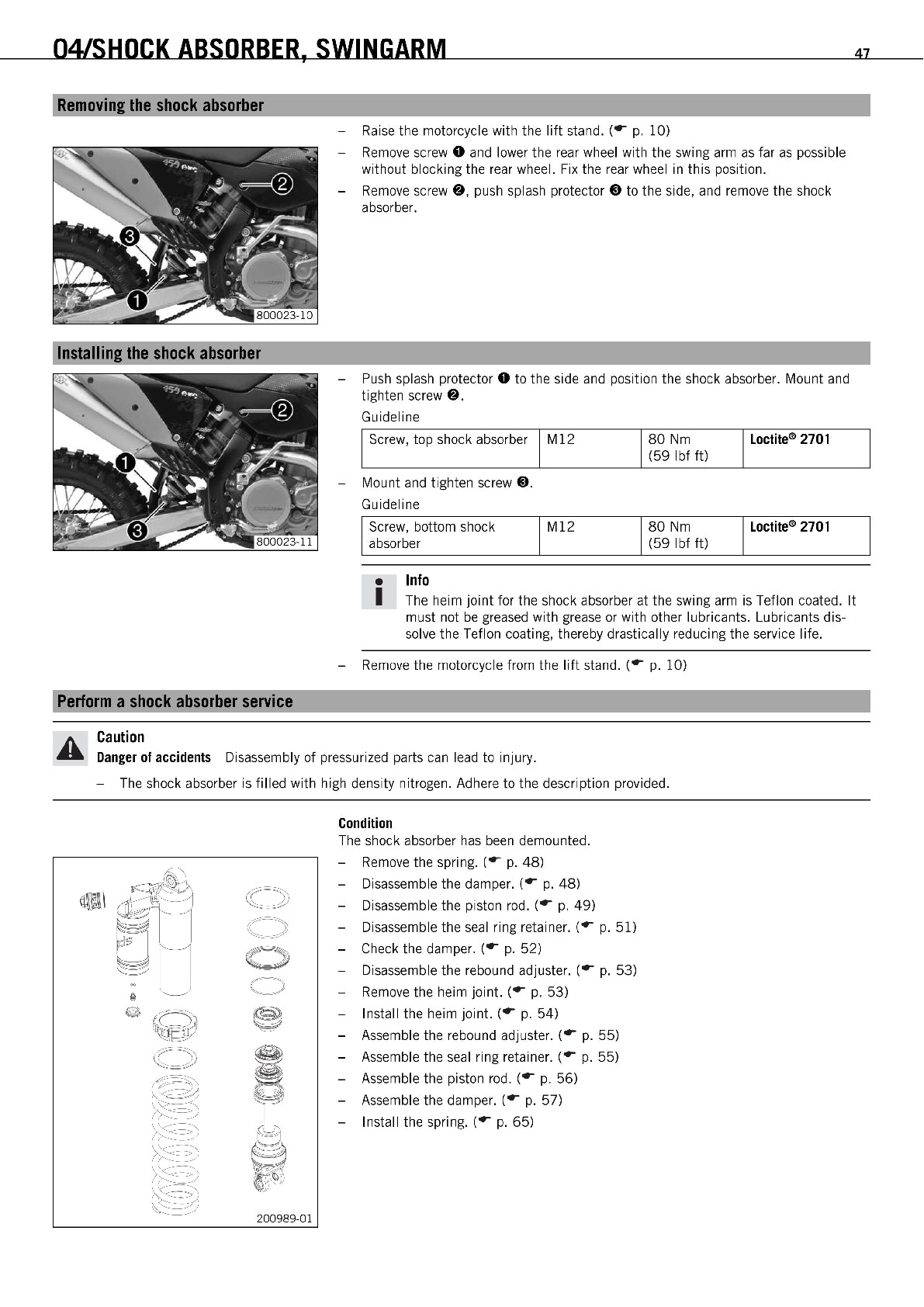 2010-2011 KTM 400 EXC Service Manual