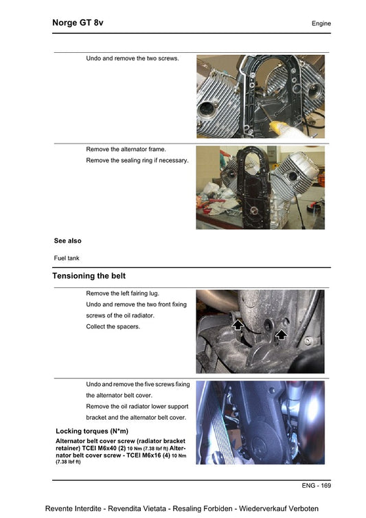 2010-2016 Moto Guzzi Norge 1200 8v Service Manual