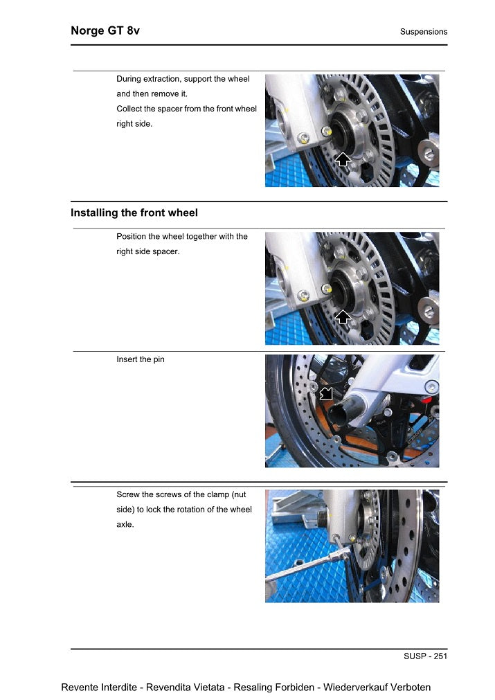 2010-2016 Moto Guzzi Norge 1200 8v Manual de servicio