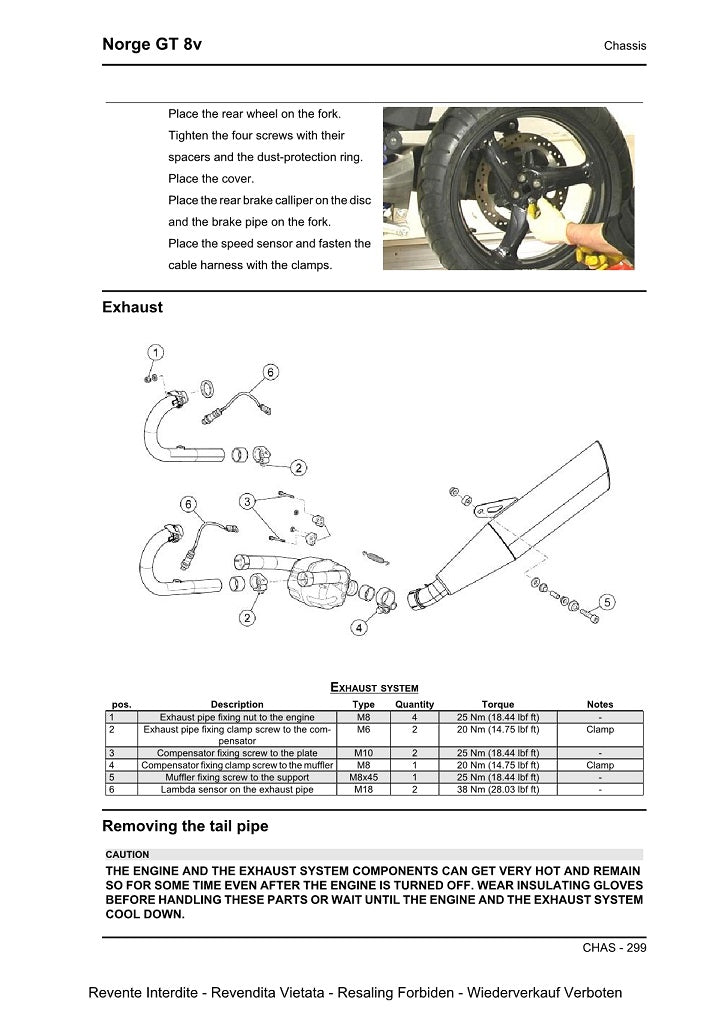 2010-2016 Moto Guzzi Norge 1200 8v Service Manual