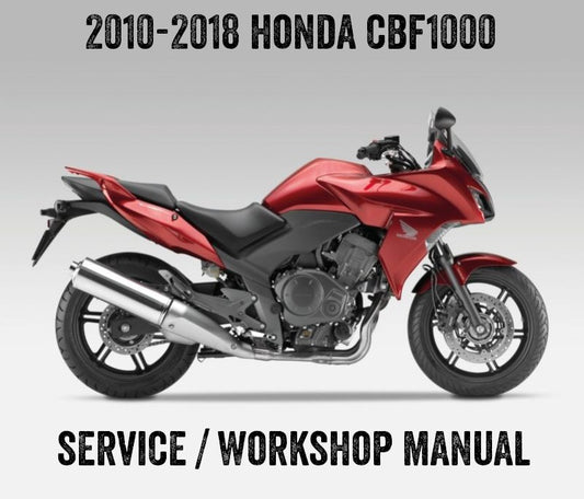 2010-2018 Honda CBF1000 CBF 1000 Service Manual