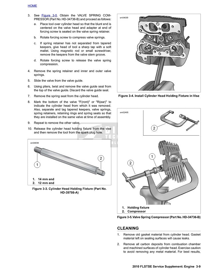 2010 Harley Davidson FLSTC Softail Heritage Classic Service Manual