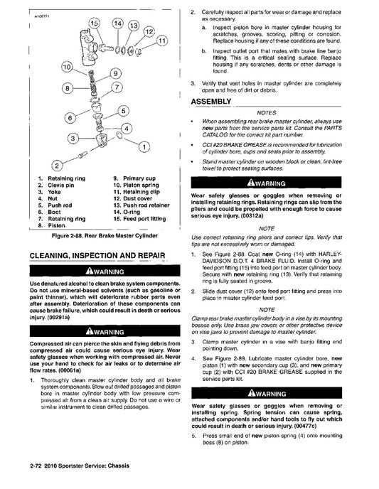 2010 Harley Davidson XLH883N Sportster Iron Service Manual