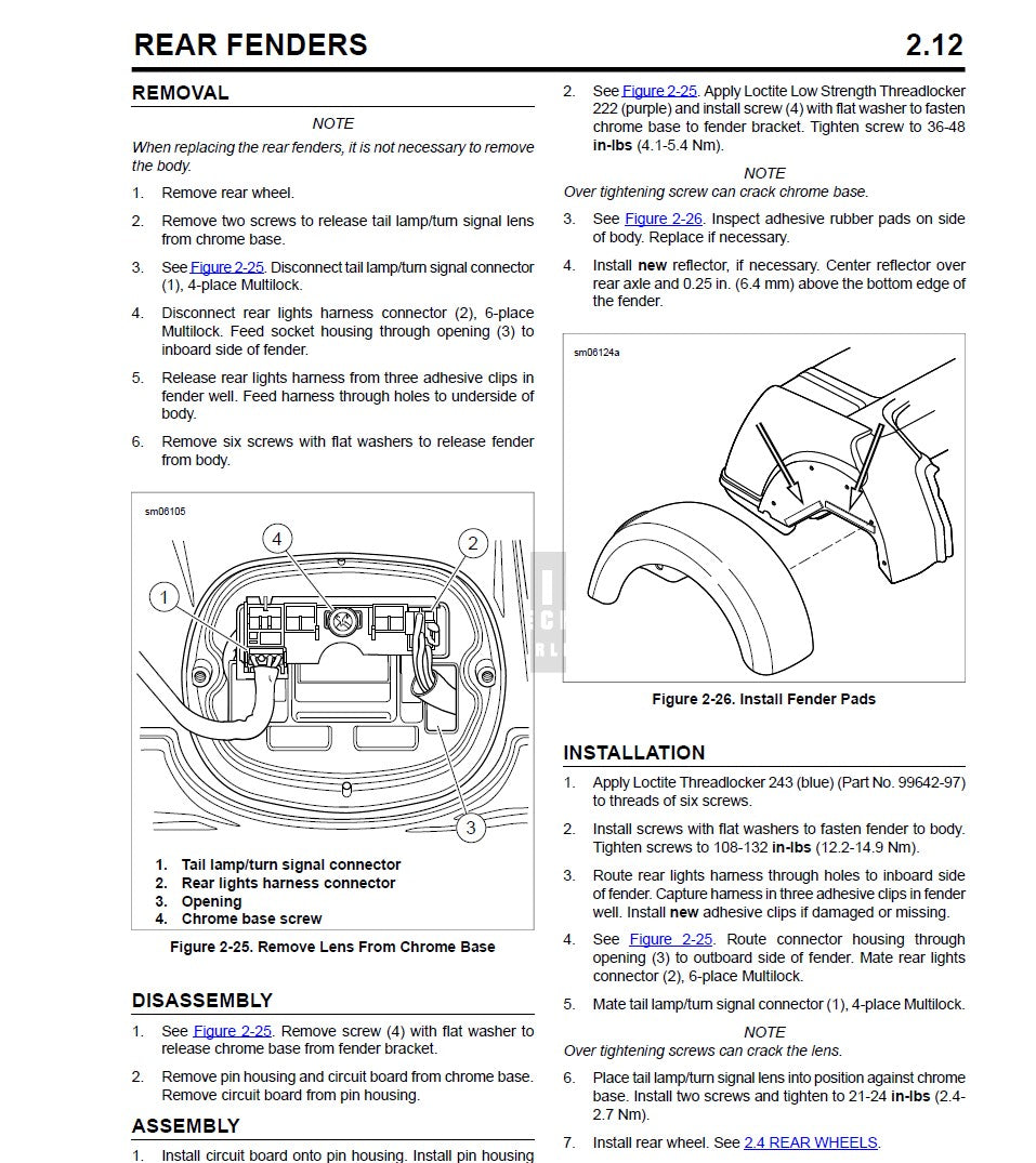 2011 Harley Davidson FLHTCUTG Tri Glide Ultra Trike Service Manual