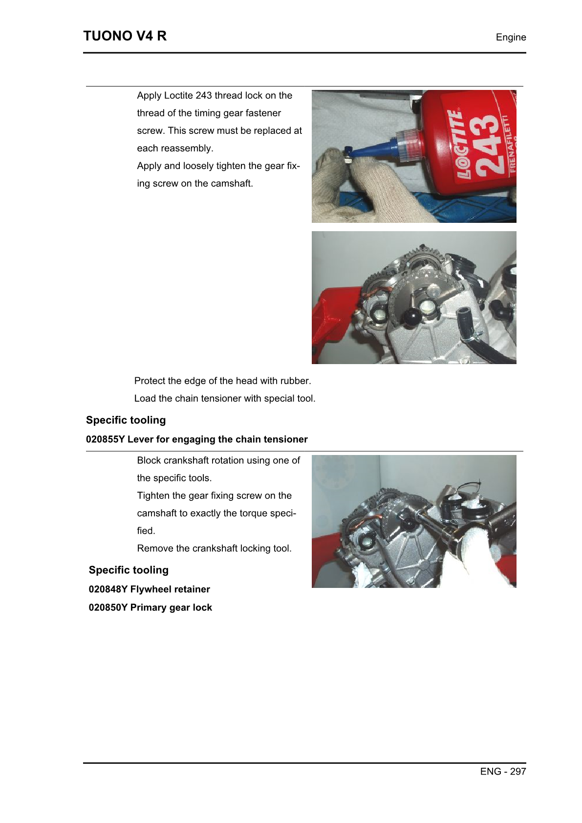 2011-2013 Aprilia Tuono V4 1100 Twin Service Manual