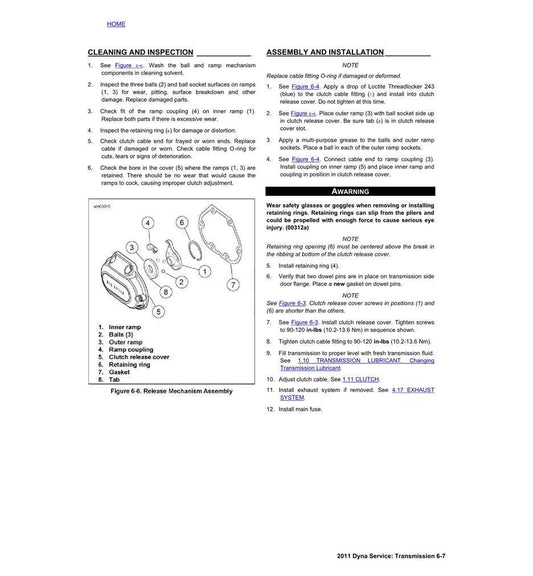 2011 Harley Davidson FXDC Dyna Super Glide Custom Service Manual
