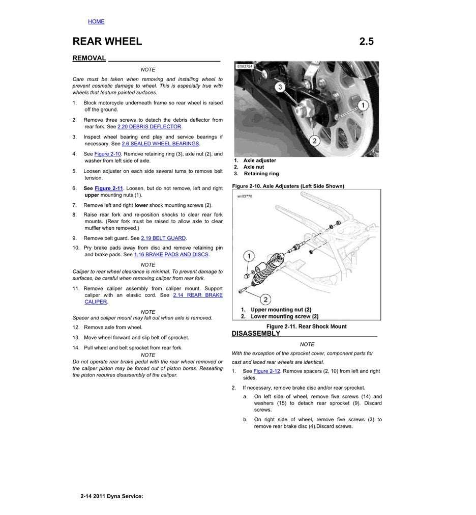 2011 Harley Davidson FXDC Dyna Super Glide Custom Service Manual