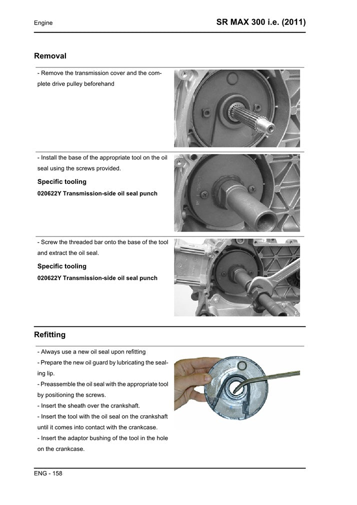 Manual de servicio de scooter Aprilia Atlantic 300 2010-2014