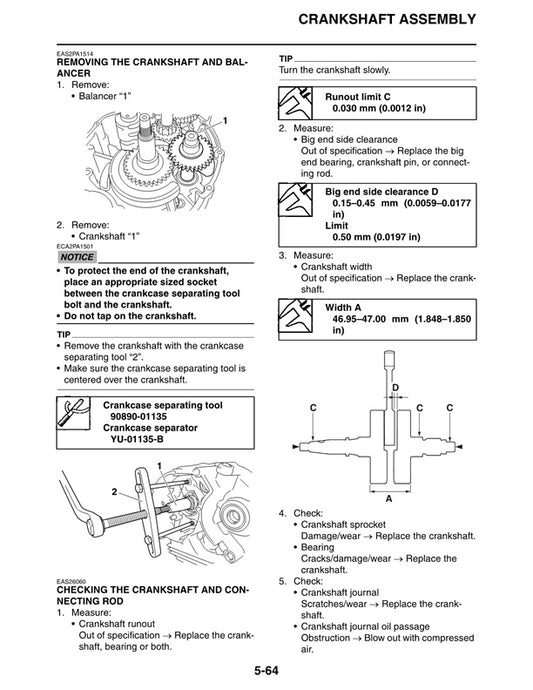 2008-2015 Yamaha YFM90 Raptor ATV Quad Manual de servicio
