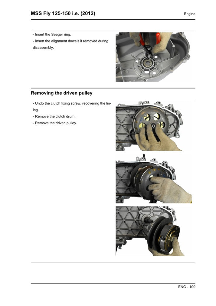 2012-2017 Piaggio Fly 150 4t Scooter Service Manual