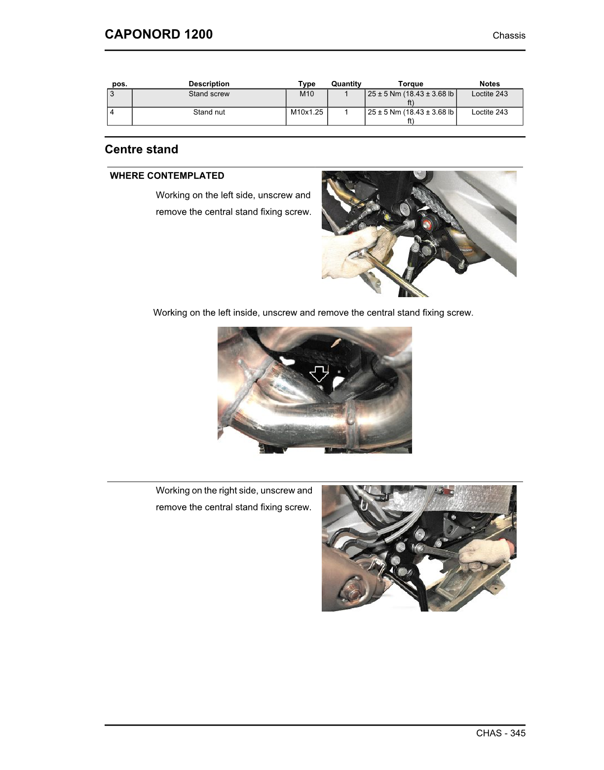 Manual de servicio de rally Aprilia Caponord 1200 2012-2018