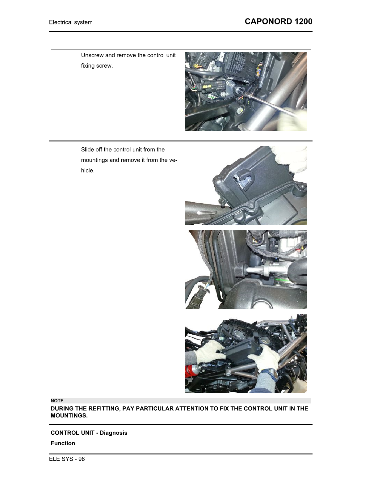 2012-2018 Aprilia Caponord 1200 Service Manual