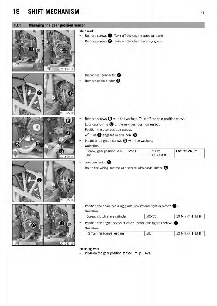 Manual de servicio KTM 390 Duke 2013-2016