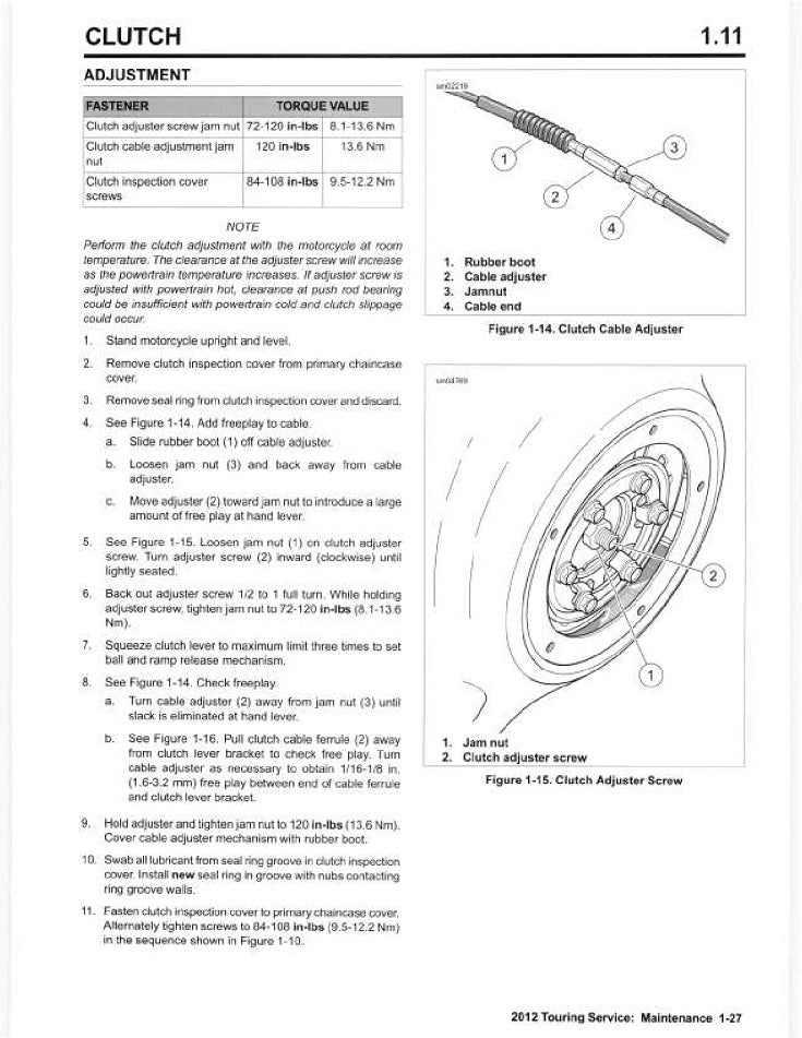 2012 Harley Davidson FLHRC Road King Classic Service Manual